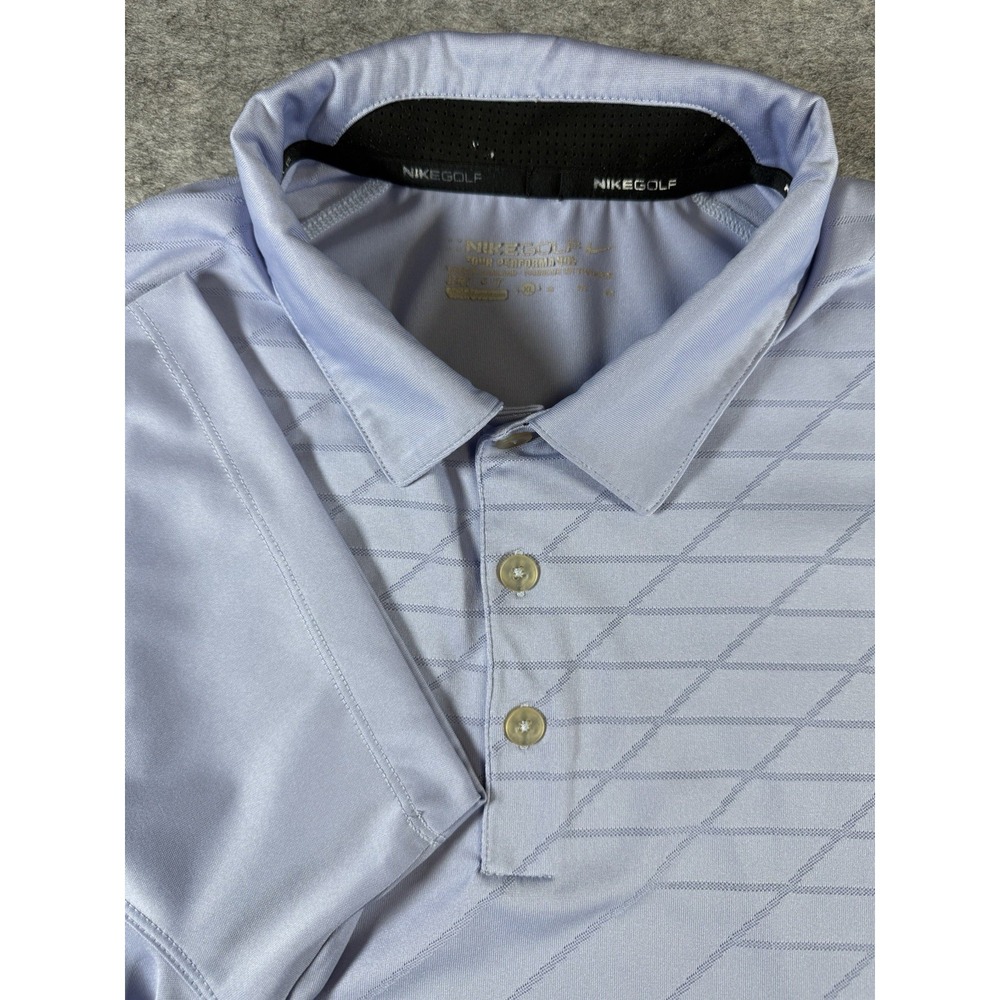 Nike Golf Tour Performance Dri Fit Polo Men's Size XTRA LARGE Light Blue